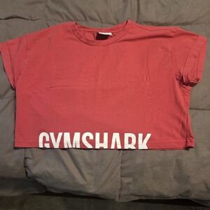 Gymshark Red Crop Top